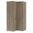 Armoire à portes battantes / armoire d'angle Kundiawa 38, couleur : chêne Sonoma clair - Dimensions : 200 x 100 x 100 cm (H x L x P)