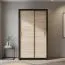 Armoire à portes coulissantes Sepatan 07 | Wenge & Sonoma chêne | 210 x 120 x 60 cm