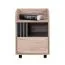 Caisson mobile Niel 10 | Chêne / Anthracite | 53 x 40 x 40 cm | Compact et fonctionnel