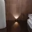 Vitrine avec éclairage LED / Cachemire / 180 x 94 x 40 cm / 2 portes vitrées / 1 tiroir / 4 compartiments / Système Soft Close / Pieds en métal