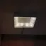 Vitrine avec éclairage LED / Cachemire / 180 x 94 x 40 cm / 2 portes vitrées / 1 tiroir / 4 compartiments / Système Soft Close / Pieds en métal