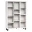 Bibliothèque Chiflero 49 blanc | 158 x 112 x 38 cm | Design moderne et harmonieux