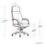 Fauteuil de bureau Tamest 116 noir | Réglable en hauteur | 120-128 x 63 x 72 cm | Design moderne