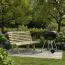 Banc de jardin / en bois massif / épicéa / imprégné sous pression / dimensions : 120 x 73 x 82 cm / banc en bois stable / durable / robuste