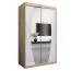 120 cm de large Armoire avec 5 casiers et 2 portes | Couleur: Chêne Sonoma / Blanc Abbildung