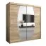 200 cm de large Armoire avec 10 casiers et 2 portes | Couleur: Chêne Sonoma Abbildung