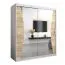 180 cm de large Armoire avec 10 casiers et 2 portes | Couleur: Chêne Sonoma / Blanc Abbildung