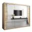 250 cm de large Armoire avec 3 portes | 10 casiers | Couleur: Chêne Sonoma Abbildung