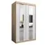 120 cm de large Armoire avec 2 portes | 5 casiers | Couleur: Chêne Sonoma / Blanc Abbildung