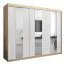 250 cm de large Armoire avec 3 portes | 10 casiers | Couleur: Chêne Sonoma / Blanc Abbildung