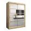 150 cm de large Armoire avec 5 casiers et 2 portes | Couleur: Chêne Sonoma Abbildung