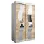 120 cm de large Armoire avec 5 casiers et 2 portes | Couleur: Chêne Sonoma / Blanc Abbildung
