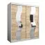 180 cm de large Armoire avec 10 casiers et 2 portes | Couleur: Chêne Sonoma / Blanc Abbildung