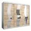250 cm de large Armoire avec 10 casiers et 3 portes | Couleur: Chêne Sonoma / Blanc Abbildung