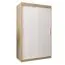 120 cm de large Armoire avec 5 casiers et 2 portes | Couleur: Chêne Sonoma / Blanc Abbildung