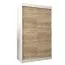 120 cm de large Armoire avec 5 casiers et 2 portes | Couleur: Chêne Sonoma / Blanc Abbildung