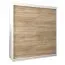 180 cm de large Armoire avec 10 casiers et 2 portes | Couleur: Chêne Sonoma / Blanc Abbildung