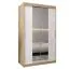 120 cm de large Armoire avec 5 casiers et 2 portes | Couleur: Chêne Sonoma / Blanc Abbildung