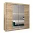 200 cm de large Armoire avec 10 casiers et 2 portes | Couleur: Chêne Sonoma Abbildung
