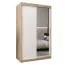 120 cm de large Armoire avec 5 casiers et 2 portes | Couleur: Chêne Sonoma / Blanc Abbildung