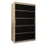 120 cm de large Armoire avec 5 casiers et 2 portes | Couleur: Chêne Sonoma Abbildung