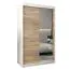 120 cm de large Armoire avec 5 casiers et 2 portes | Couleur: Chêne Sonoma / Blanc Abbildung