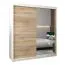 180 cm de large Armoire avec 10 casiers et 2 portes | Couleur: Chêne Sonoma / Blanc Abbildung