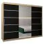 250 cm de large Armoire avec 10 casiers et 3 portes | Couleur: Chêne Sonoma Abbildung