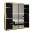 200 cm de large Armoire avec 2 portes | 10 casiers | Couleur: Chêne Sonoma Abbildung