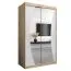 120 cm de large Armoire avec 2 portes | 5 casiers | Couleur: Chêne Sonoma / Blanc Abbildung
