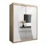 150 cm de large Armoire avec 2 portes | 5 casiers | Couleur: Chêne Sonoma / Blanc Abbildung