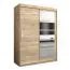 150 cm de large Armoire avec 5 casiers et 2 portes | Couleur: Chêne Sonoma Abbildung
