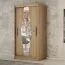 120 cm de large Armoire avec 2 portes | 5 casiers | Couleur: Chêne Sonoma Abbildung
