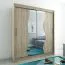 180 cm de large Armoire avec 10 casiers et 2 portes | Couleur: Chêne Sonoma Abbildung