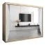 250 cm de large Armoire avec 3 portes | 10 casiers | Couleur: Chêne Sonoma / Blanc Abbildung