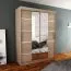 150 cm de large Armoire avec 2 portes | 5 casiers | Couleur: Chêne Sonoma Abbildung