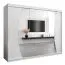 250 cm de large Armoire avec 3 portes | 10 casiers | Couleur: Blanc Abbildung