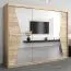 250 cm de large Armoire avec 10 casiers et 3 portes | Couleur: Chêne Sonoma Abbildung