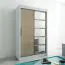 150 cm de large Armoire avec 5 casiers et 2 portes | Couleur: Chêne Sonoma / Blanc Abbildung