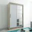 150 cm de large Armoire avec 5 casiers et 2 portes | Couleur: Chêne Sonoma / Blanc Abbildung