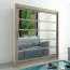 180 cm de large Armoire avec 10 casiers et 2 portes | Couleur: Chêne Sonoma Abbildung