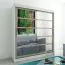 180 cm de large Armoire avec 10 casiers et 2 portes | Couleur: Chêne Sonoma / Blanc Abbildung