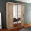 150 cm de large Armoire avec 5 casiers et 2 portes | Couleur: Chêne Sonoma Abbildung