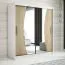 180 cm de large Armoire avec 2 portes | 10 casiers | Couleur: Chêne Sonoma / Blanc Abbildung