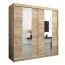 200 cm de large Armoire avec 2 portes | 10 casiers | Couleur: Chêne Sonoma Abbildung