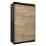120 cm de large Armoire avec 5 casiers et 2 portes | Couleur: Noir Abbildung