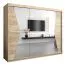 Grande 250 cm de large Armoire avec 10 casiers et 3 portes | Couleur: Chêne Sonoma Abbildung