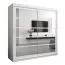 2 mètres de large Armoire avec 2 portes | Couleur: Blanc Abbildung