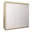 2 mètres de large Armoire avec 2 portes | Couleur: Chêne Sonoma / Blanc Abbildung
