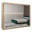 Grande 250 cm de large Armoire avec 10 casiers et 3 portes | Couleur: Chêne Sonoma Abbildung
